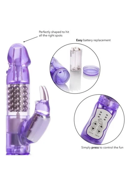 California Exotic Waterproof Jack Rabbit - Pink