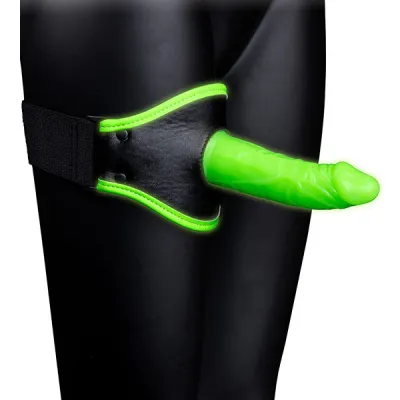 Ouch Glow In the Dark Thigh Strap On with Silicone Dildo