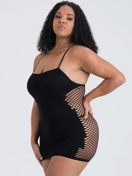 Lovehoney Plus Size Hourglass Black Mini Dress