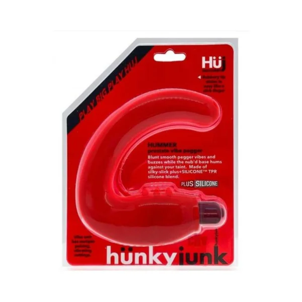 Hunkyjunk Hummer Vibe Prostate Pegger Neon Pink