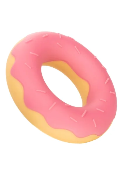 Naughty Bits Dickin' Donuts Silicone Donut Cock Ring By CalExotics - Pink