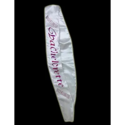 Sash Bachelorette W Pink Stones
