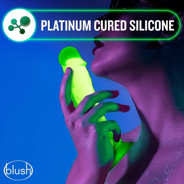 Blush Neo Elite GLOW in the Dark Omnia Dual Density Dildo