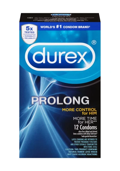 Durex prolong condoms 12 pack