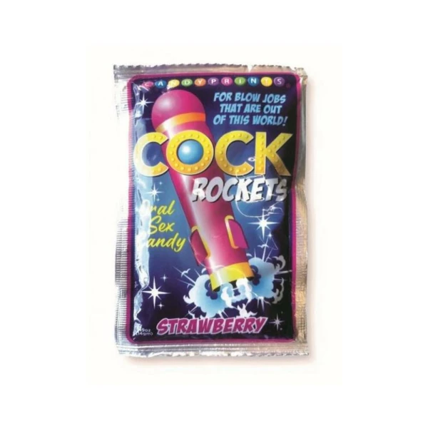 Games & Novelty: Cock Rockets Oral Sex Candy Strawberry