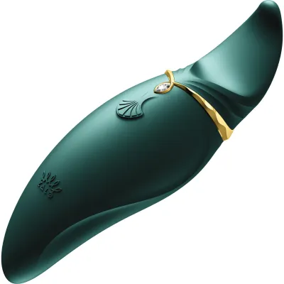 ZALO Hero PulseWave Silicone Clitoral Massager Jewel Green