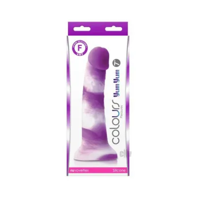 Colours Pleasures Yum Yum 7 Dildo Purple