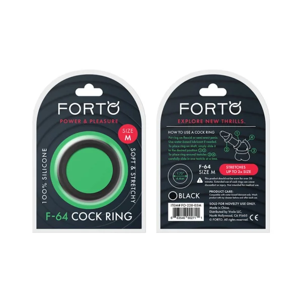 Forto F-64:  45mm 100% Silicone Ring Wide Med — image 6 of 15