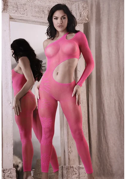 One More Time One Shoulder Bodystocking