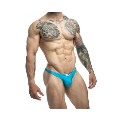 Men s Clothing Malebasics Justin Simon Classic Tanga Turquoise 2xl