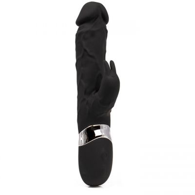 Bondara Mr Vein Black Multi Speed Rabbit Vibrator