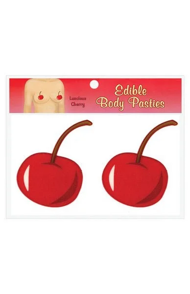 Edible Body Pasties - Luscious Cherry