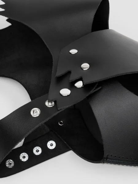 DOMINIX Deluxe Leather Puppy Play Hood