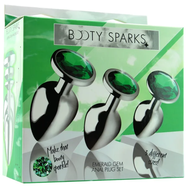 Emerald Gem Anal Plug Set by Booty Sparks — image 12 of 24