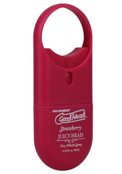 GoodHead Juicy Head Dry Mouth Spray To-Go .30 oz By Doc Johnson - Strawberry