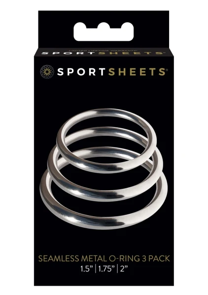 Seamless Metal O-Ring - 3 Pack