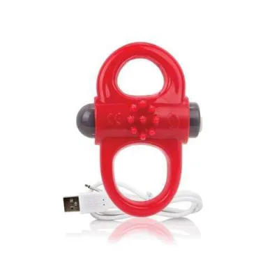 Charged Yoga Rechargeable Vibe Ring Red