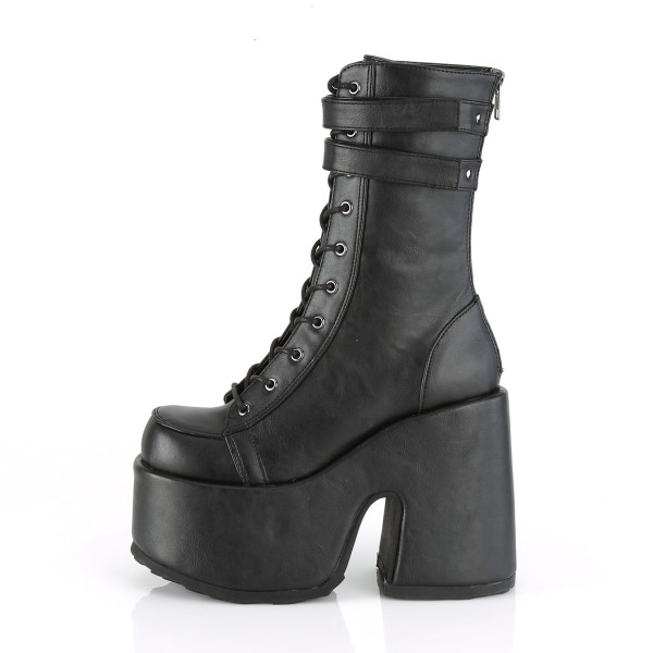 5 inches Chunky Heel, 3 inches P/F Lace-Up Mid-Calf Boot, Back Zip — image 7 of 8