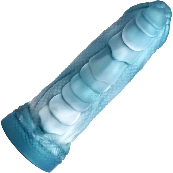 Sea Serpent Scaly 8.3" Silicone Suction Cup Dildo By Creature Cocks