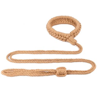 Bondara Shibari Rope Bondage Pre Tied Collar And Leash