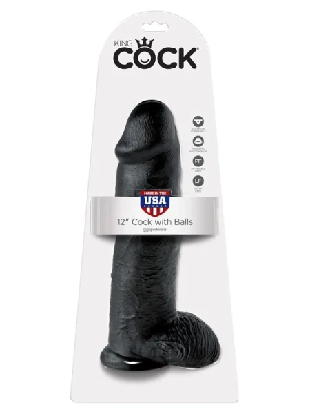 King Cock - 12 in. Cock With Balls