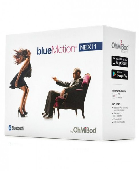 OhMiBod NEX1 BlueMotion Vibrating Panty With Remote & App (2nd Gen)
