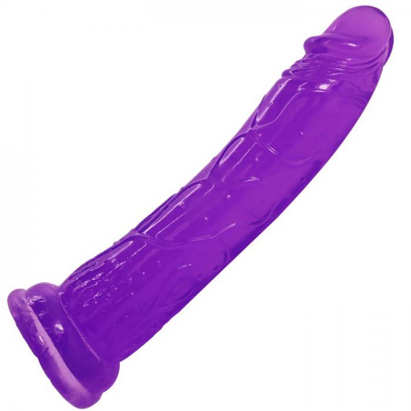 8" Curved Suction Cup G-Spot Dildo