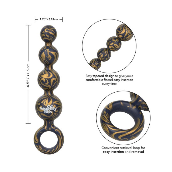 Naughty Bits Butt Balls Silicone Booty Beads