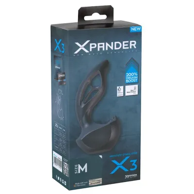 Xpander X3 Prostate Stimulator Black Medium