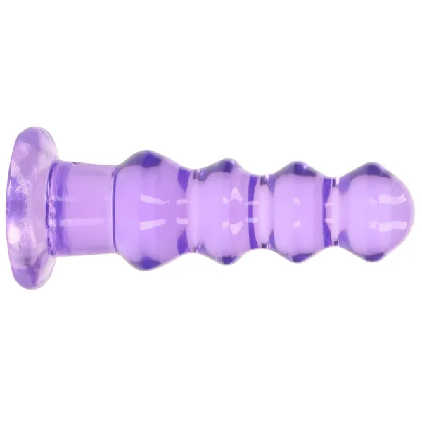 RealRock Crystal Clear Jelly 5.5 Inch Curvy Dildo