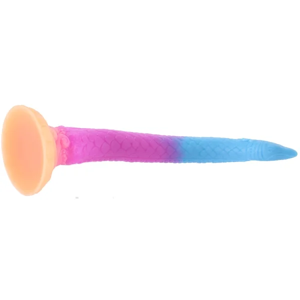 Makara Glow-In-The-Dark Snake 18.25" Silicone Suction Cup Dildo By Creature Cocks