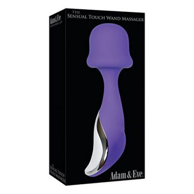 SILICONE RECHARGEABLE SENSUAL TOUCH WAND MASSAGER