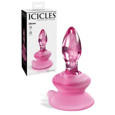 Pipedream Icicles 3 2 Handblown Glass Butt Plug