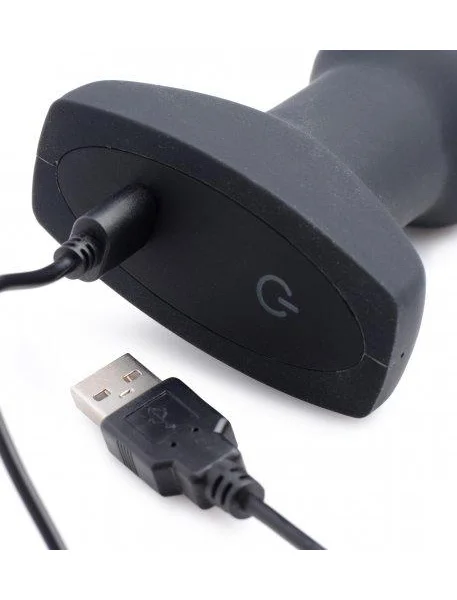 Swell 10x Inflatable & Vibrating Curved Silicone Anal Plug — image 8 of 8