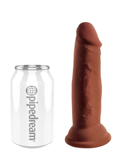 King Cock Plus Triple Density Cock - 6 Inch  - Brown - 6 Inch