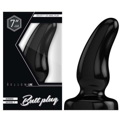 Bottom Line 7 Butt Plug Model 7 Rubber
