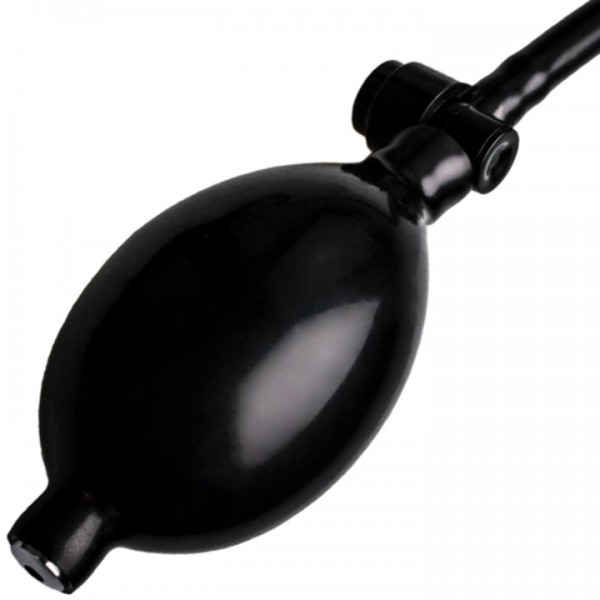 Inflatable Unisex Hollow Strap-On Dildo - 9.5 Inch — image 5 of 6