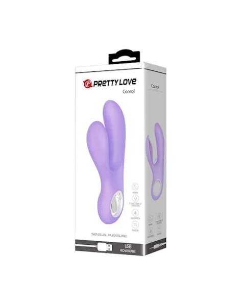 Canrol Silicone Rabbit Vibrator - 6.7 Inch