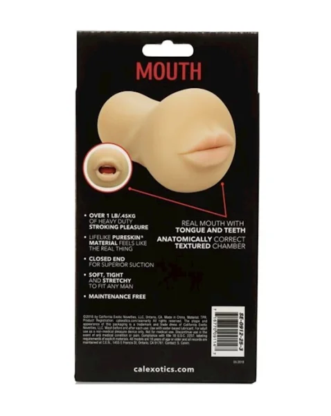 Stroke It Mouth Masturbator - Ivory — image 6 of 12