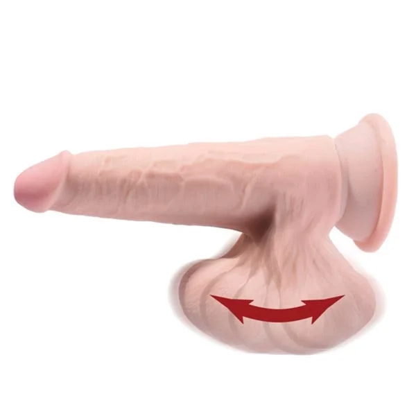 King Cock Plus 6” Cock with Swinging Balls