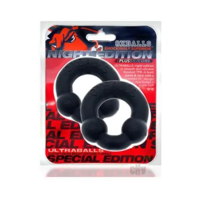 Oxballs Ultraballs 2 pack Cockring Plus silicone Special Edition Night