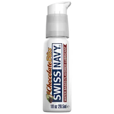 Swiss Navy Chocolate Bliss Flavoured Lubricant 2oz Black 2 Oz