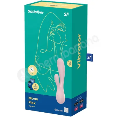 Satisfyer Mono Flex Pink App Controlled Rabbit Vibrator