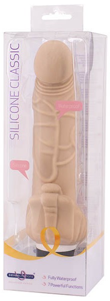 Silicone Classic Vibrating Cock