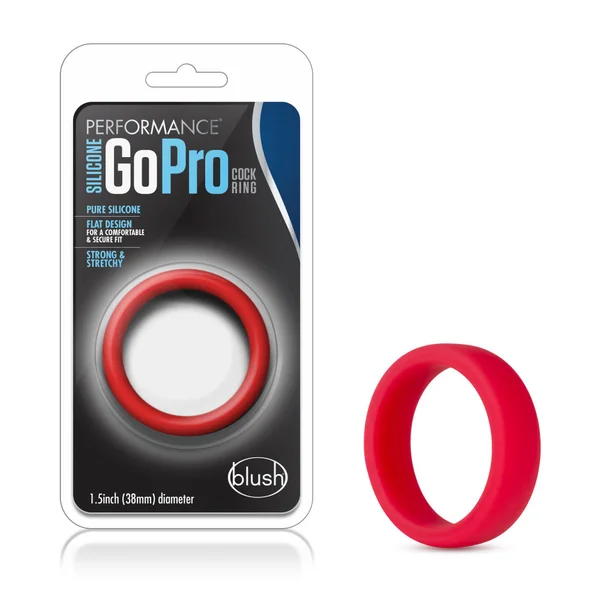 Performance - Silicone Go Pro Cock Ring - Red — image 15 of 17