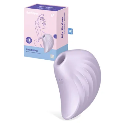 Satisfyer Pearl Diver Air Pulse Clitoral Stimulator with Vibration