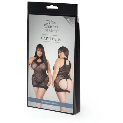 Fifty Shades Of Grey Captivate Spanking Mini Dress Plus