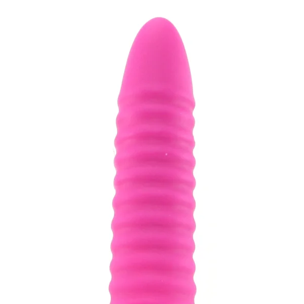 Waterproof Power Stud Ribbed Vibe - Pink