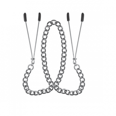 Sexperiments Tug On My Heart Nipple Clips by Sportsheets