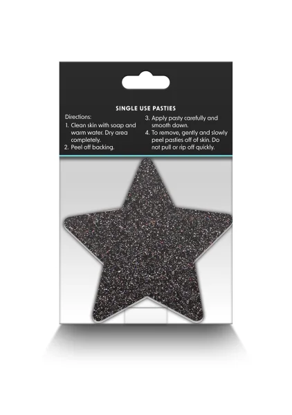 Pretty Pasties Glitter Stars Nipple Pasties Set